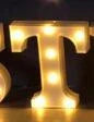Luminous LED letter and number night light for weddings and parties
