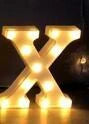 Luminous LED letter and number night light for weddings and parties