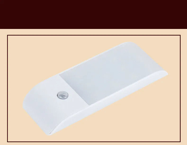 Rechargeable human body infrared sensor LED cabinet light with 12 LEDs
