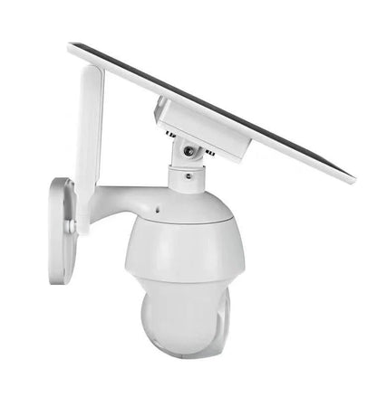 Solar-powered 4G security camera with 1080P resolution for outdoor surveillance