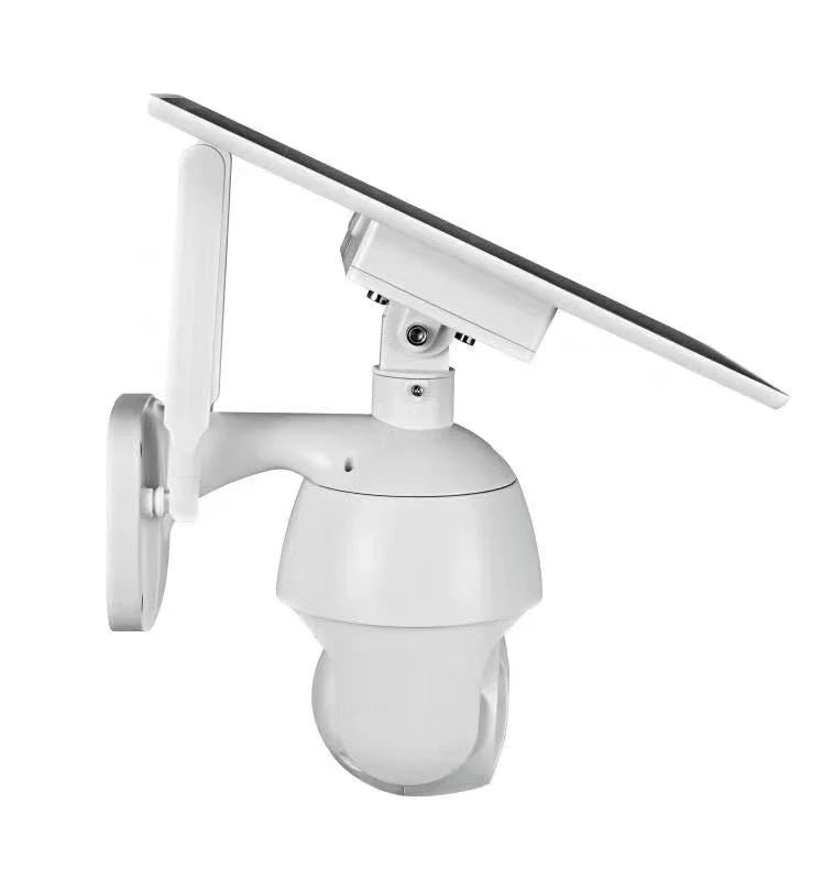 Solar-powered 4G security camera with 1080P resolution for outdoor surveillance