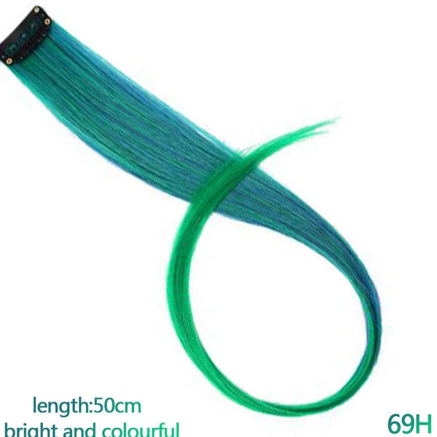 Blowable colour hair extension piece with high temperature wire construction in multiple colour options