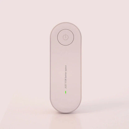 Compact negative ion air purifier in various colors, releasing 5 million ions to purify the air in your home or office