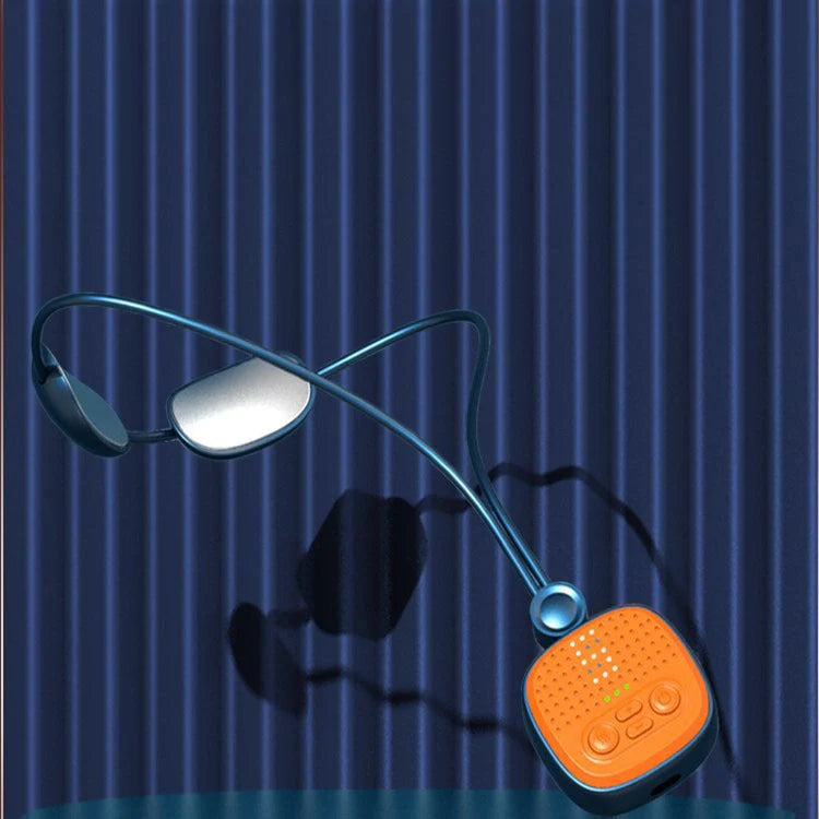 Intelligent Portable Pulse 4D Cordless Neck Massager in blue and pink