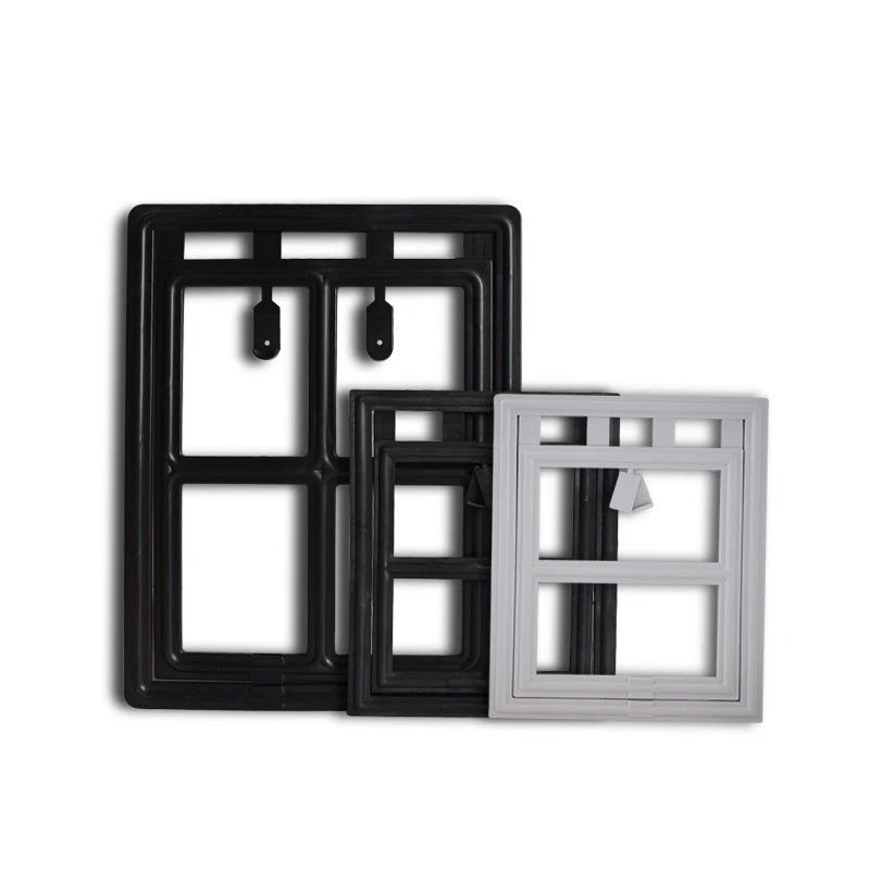 Creative Household Simple Pet Screen Door for Dogs in black and white