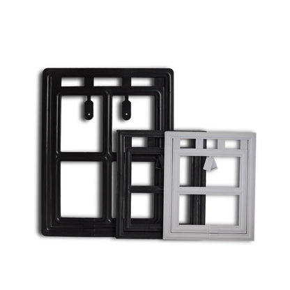 Creative Household Simple Pet Screen Door for Dogs in black and white