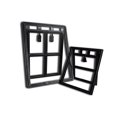 Creative Household Simple Pet Screen Door for Dogs in black and white