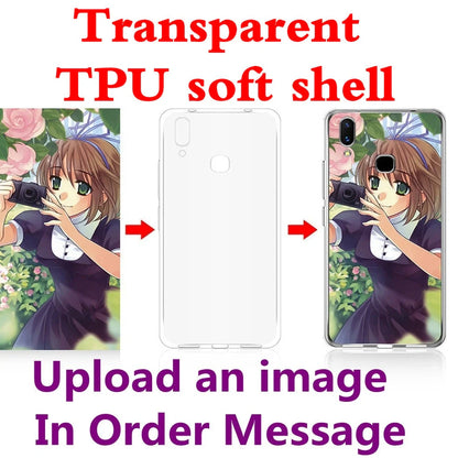 Custom TPU phone case showing precise cutouts for iPhone buttons and camera