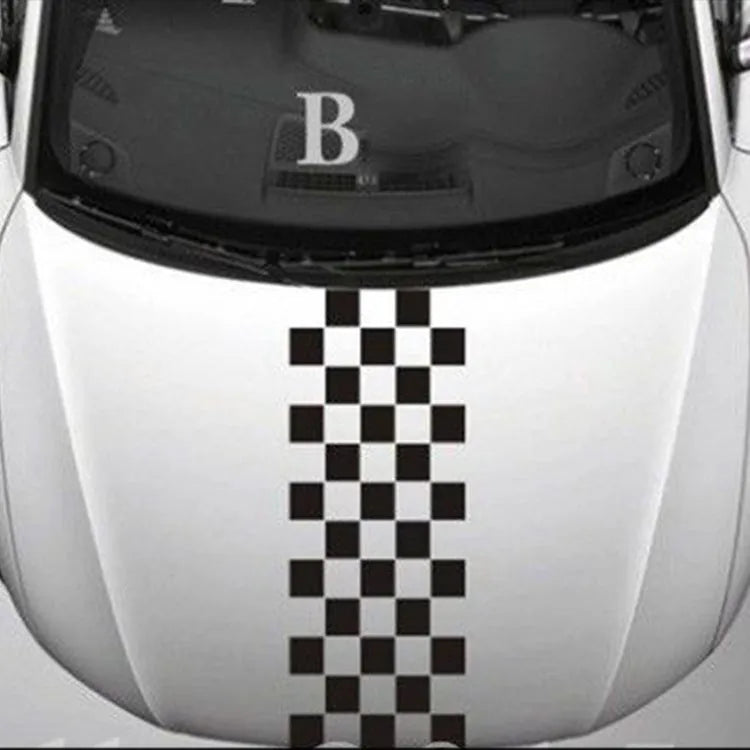 120cm reflective car hood decal sticker in multiple colours, including black, white, red, and blue