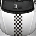 120cm reflective car hood decal sticker in multiple colours, including black, white, red, and blue