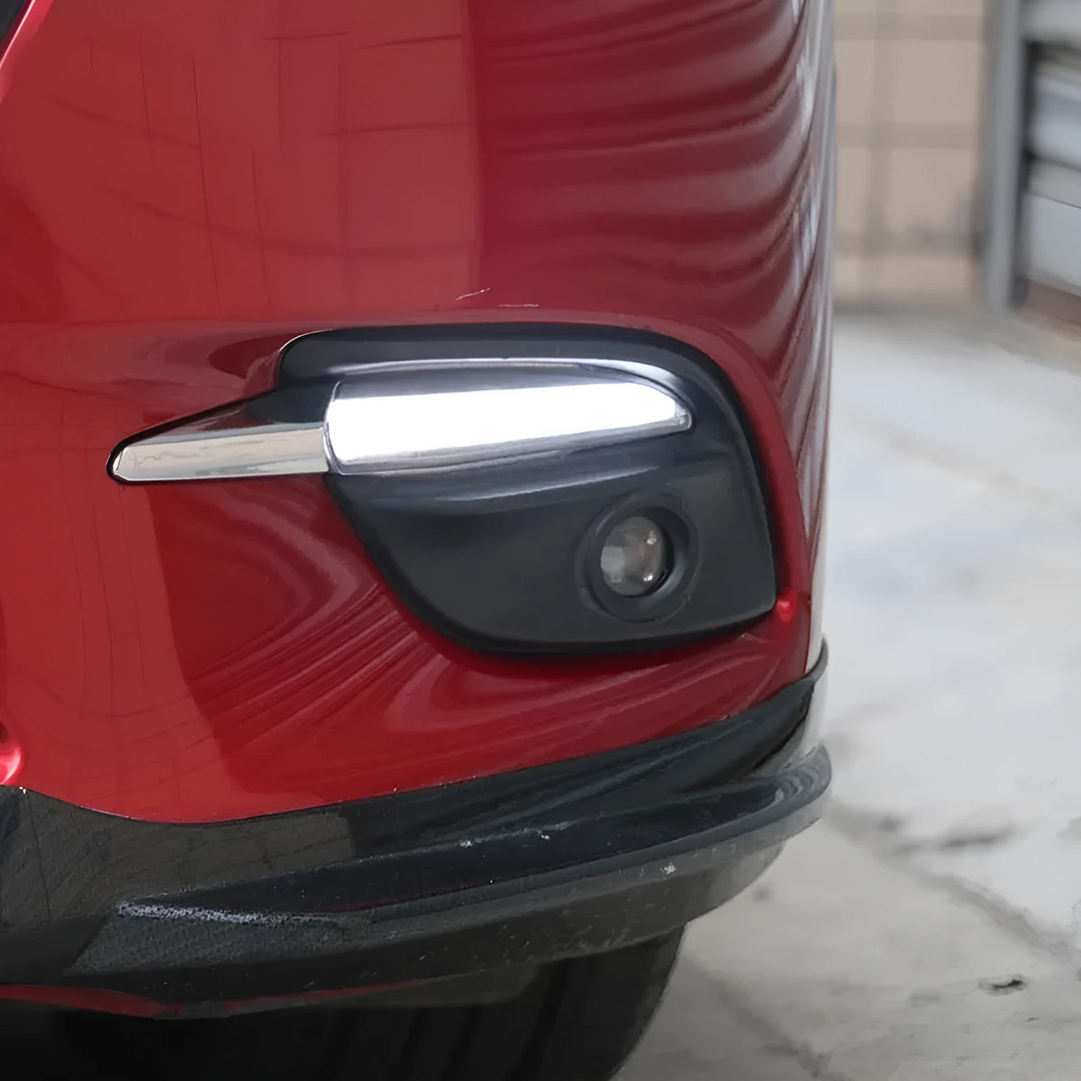 Angkesaila LED daytime running light for Mazda 3, black ABS housing, white LED illumination, pair of lights