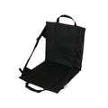 Portable outdoor folding cushion with backrest in royal blue 600D Oxford cloth 41x40cm