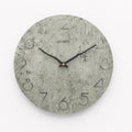 Grey European style wall clock for modern living room decoration