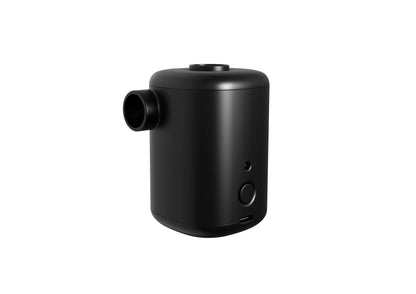 Mini electric inflator for quick inflation of swimming rings and inflatables