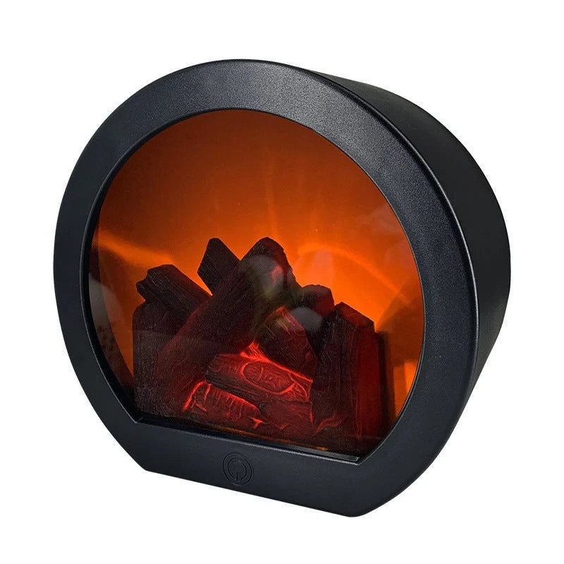 Dynamic Vision 3D Flame Touch Fireplace Lantern with realistic flame effect