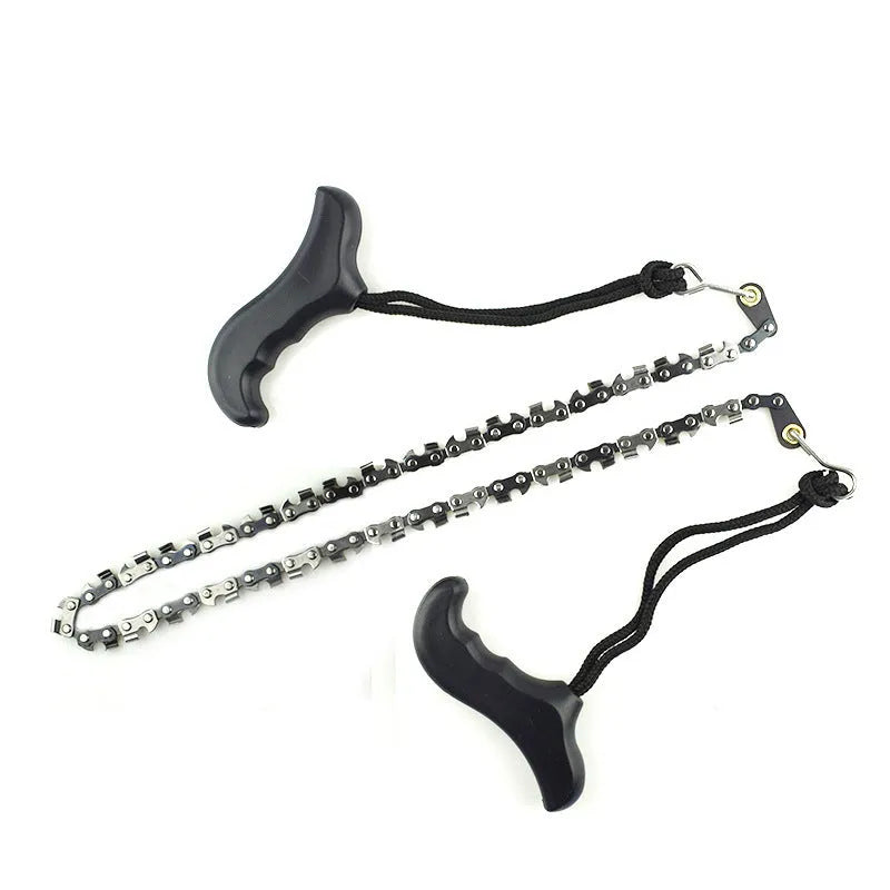 Camouflage folding saw with 65 manganese steel blade and pull strap handle for outdoor gardening pruning
