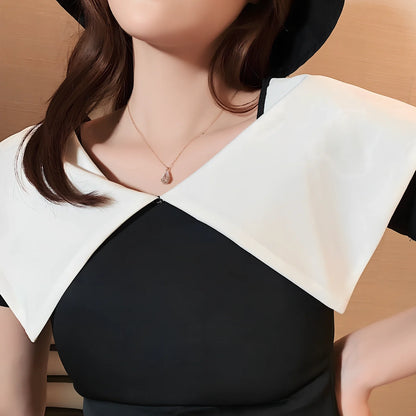 Women's adjustable crystal water drop pendant necklace with 21-50cm chain and silver gold plating options