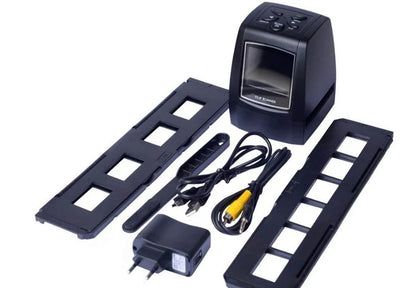 Compact 35mm film scanner with 5.0 Mega pixels resolution for high-quality digital conversion