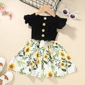 Sleevelless summer dress for toddler girls in multiple colours with Asian sizing