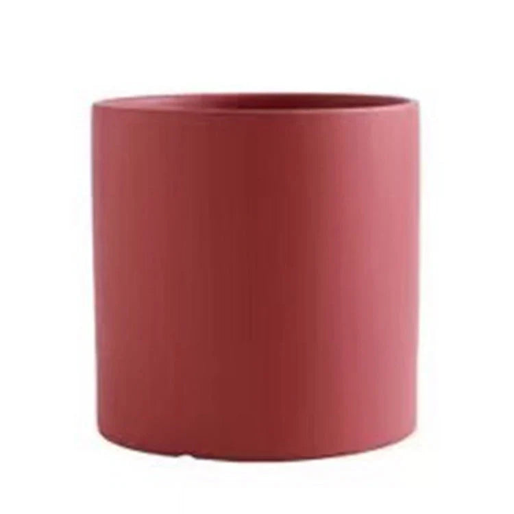 Nordic Industrial Style Ceramic Flowerpot in various colours and sizes