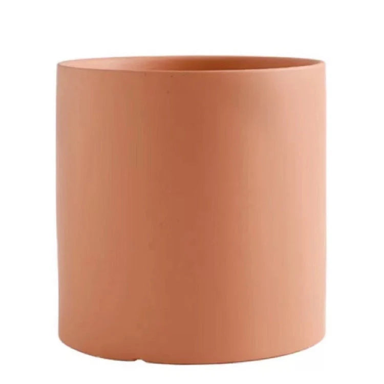 Nordic Industrial Style Ceramic Flowerpot in various colours and sizes