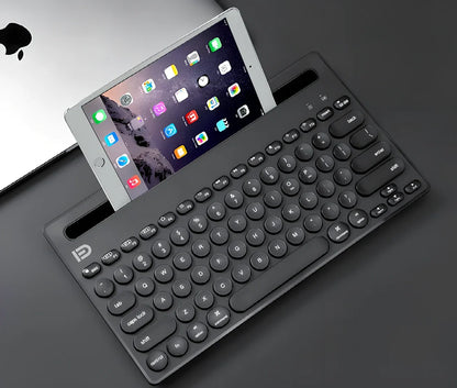 Pink wireless Bluetooth keyboard and mouse set with storage bag, 28cm keyboard and 60g ergonomic mouse