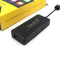 Android Auto Carplay module in black ABS plastic with USB cable, size 32x90x13mm