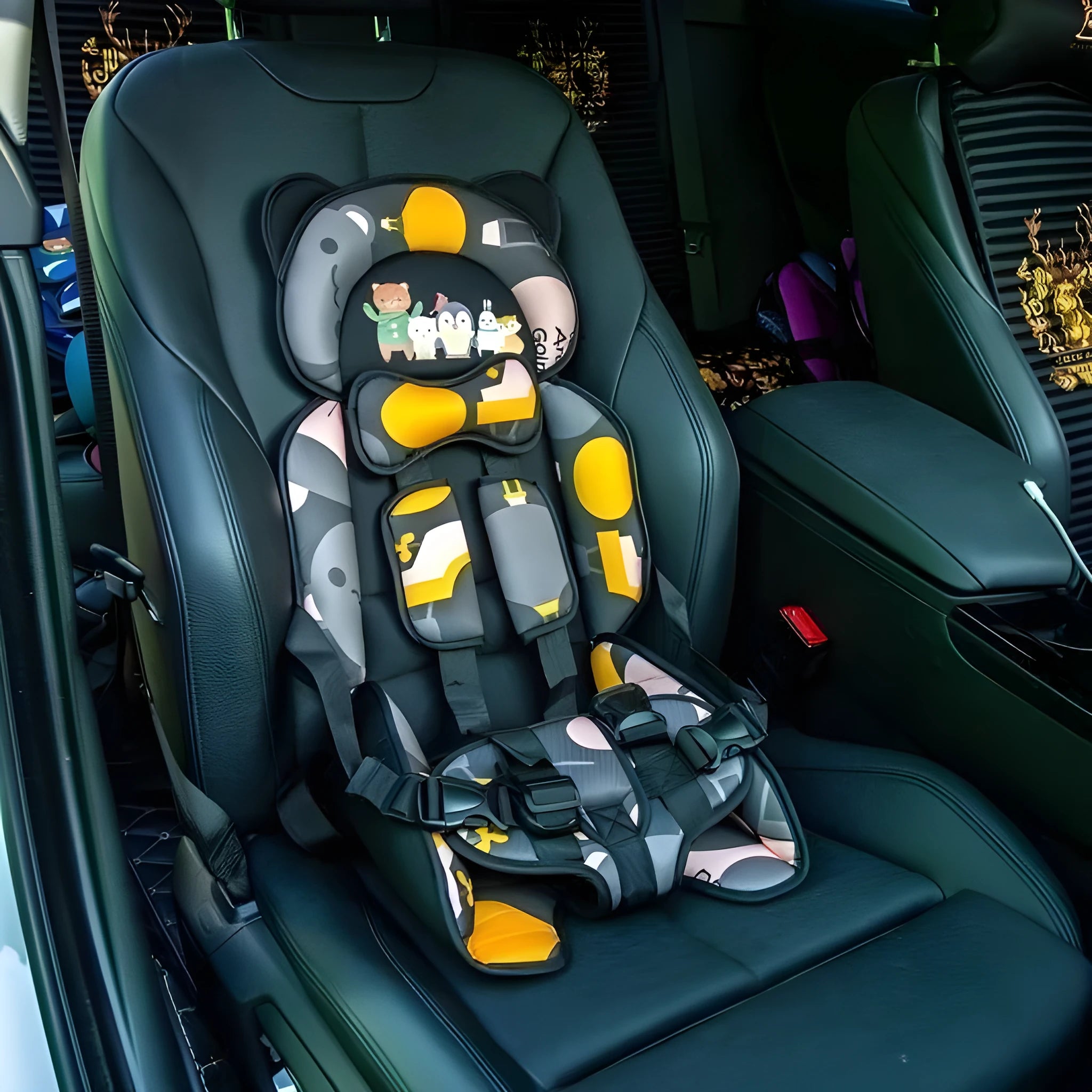 Child safety seat cushion no backrest in yacht bear colour
