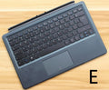 Magnetic suction tablet keyboard with metal and plastic construction in picture colour, simple style