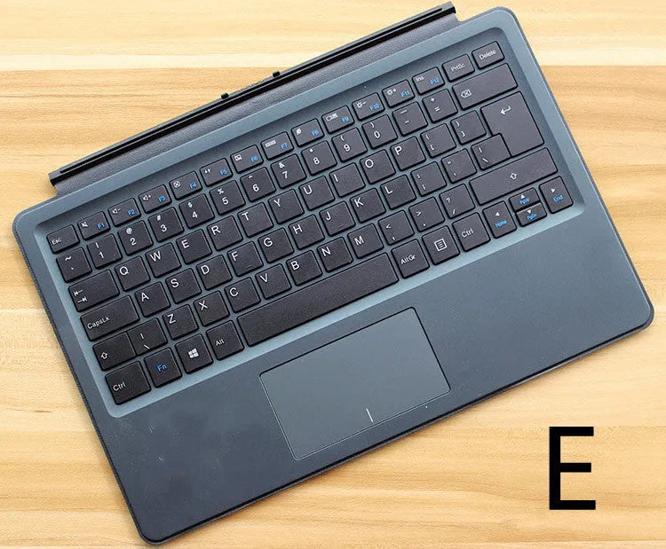 Magnetic suction tablet keyboard with metal and plastic construction in picture colour, simple style