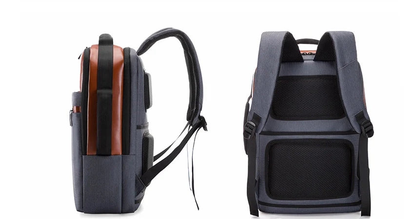 Multi-functional leisure computer bag with large capacity and built-in charging