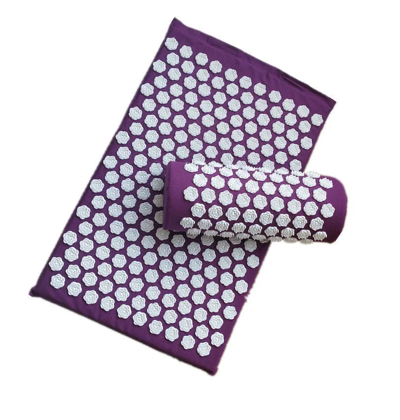 Acupuncture Yoga Cushion and Pillow Set for muscle relief and relaxation