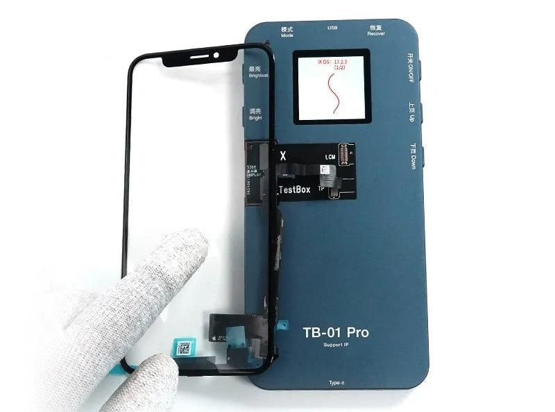 Mobile phone screen repair tester with wiring harnesses for smartphone display testing