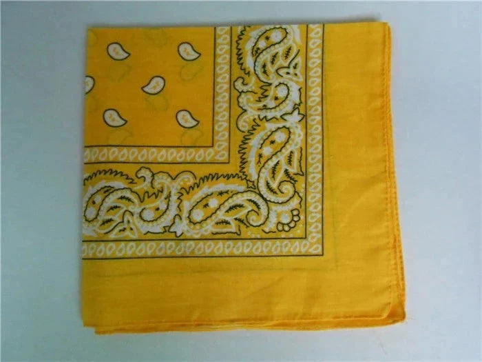 Cashew Flower Paisley Hip Hop Square Scarf in various colours