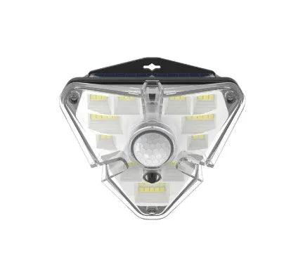 Black waterproof human body induction LED wall light with 1.2W and 8m sensor range