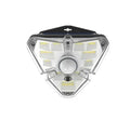 Black waterproof human body induction LED wall light with 1.2W and 8m sensor range