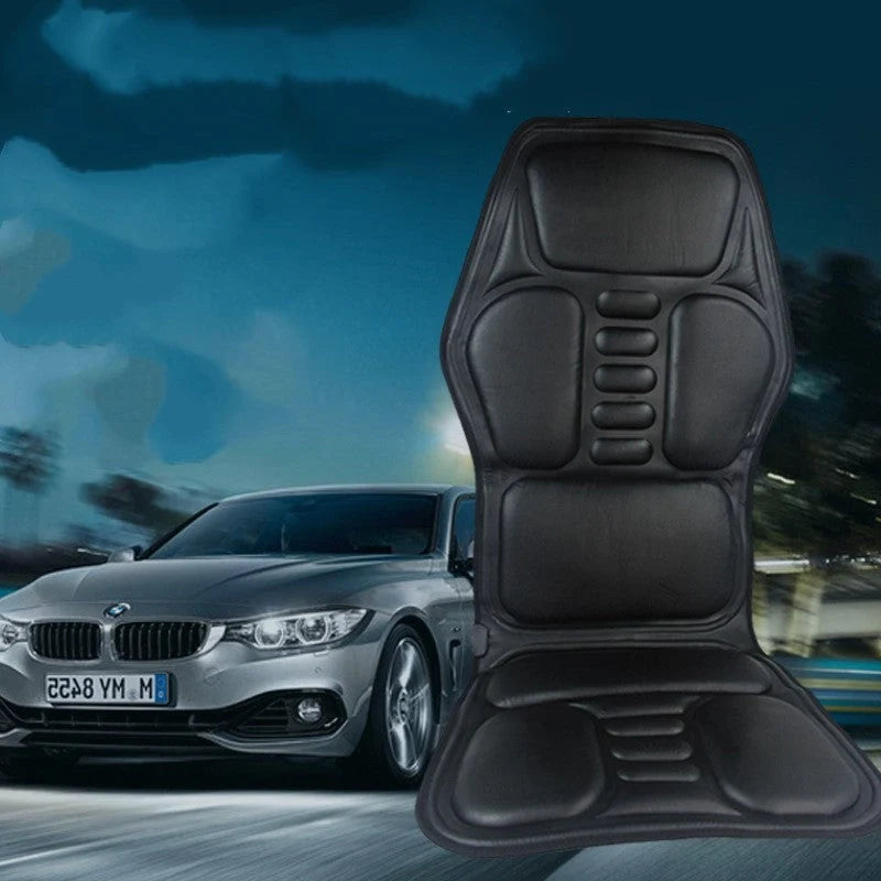 Adjustable car massager for neck and waist with heating function