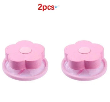 Float Filter for Washing Machine Hair Remover with flower design in various colours