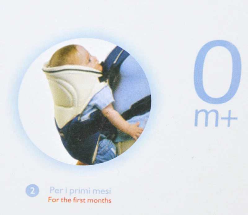 Newborn back pocket in high-grade fine cotton with super wide padded shoulder strap