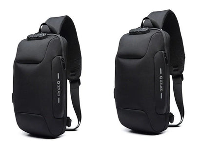 Multifunctional shoulder bag with anti-theft and waterproof features in various colours