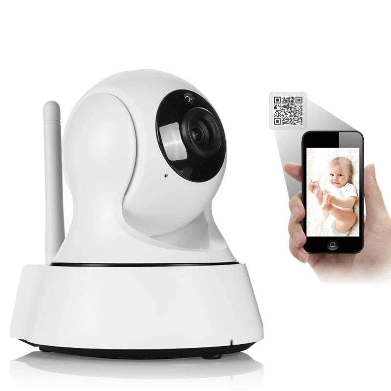 Wireless network camera with 720P HD resolution and night vision