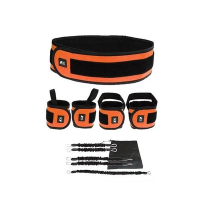 A versatile resistance band kit designed to enhance leg power, speed, and agility for Kiwi athletes and fitness enthusiasts