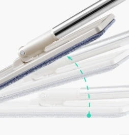 Home Kitchen 360-Degree Lazy Floor Mop with microfiber head and aluminum rod