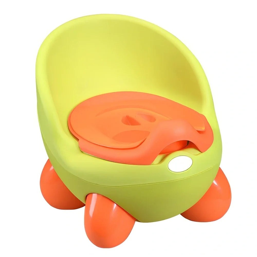 Dandan Children's Cartoon Toilet in blue, 30cm high PP potty with removable 500ml pot for toddler training