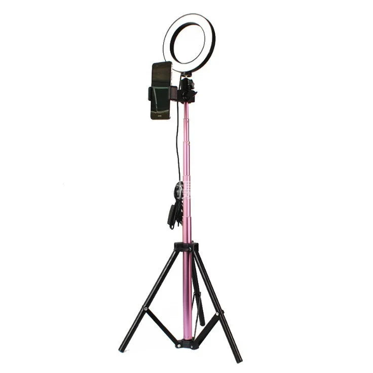 A versatile lighting kit for iPhone, including a ring light, tripod, and accessories to enhance mobile photography and videography