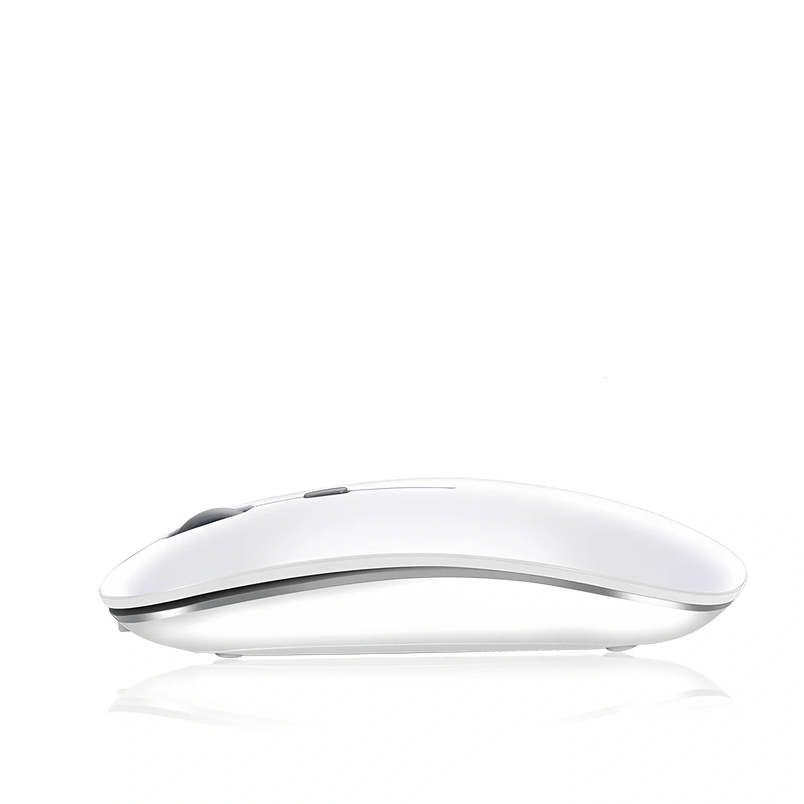 Wireless Bluetooth mouse for Apple devices with 1600 DPI resolution and rechargeable battery