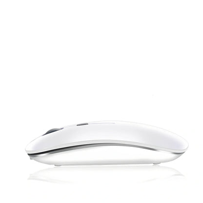 Wireless Bluetooth mouse for Apple devices with 1600 DPI resolution and rechargeable battery