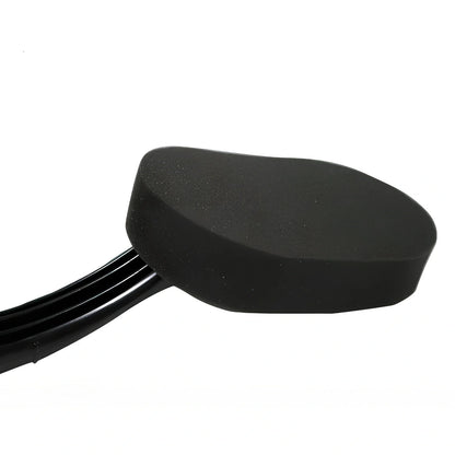 Long handle car tyre wax brush with polyester sponge head for standing application