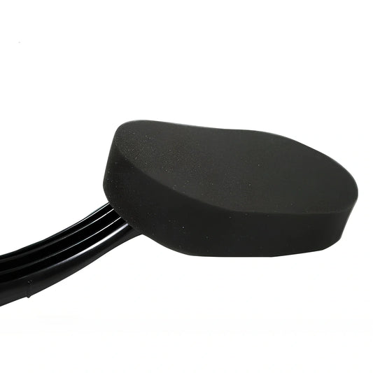 Long handle car tyre wax brush with polyester sponge head for standing application