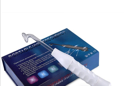High-frequency electrotherapy beauty instrument for acne treatment and skin healing